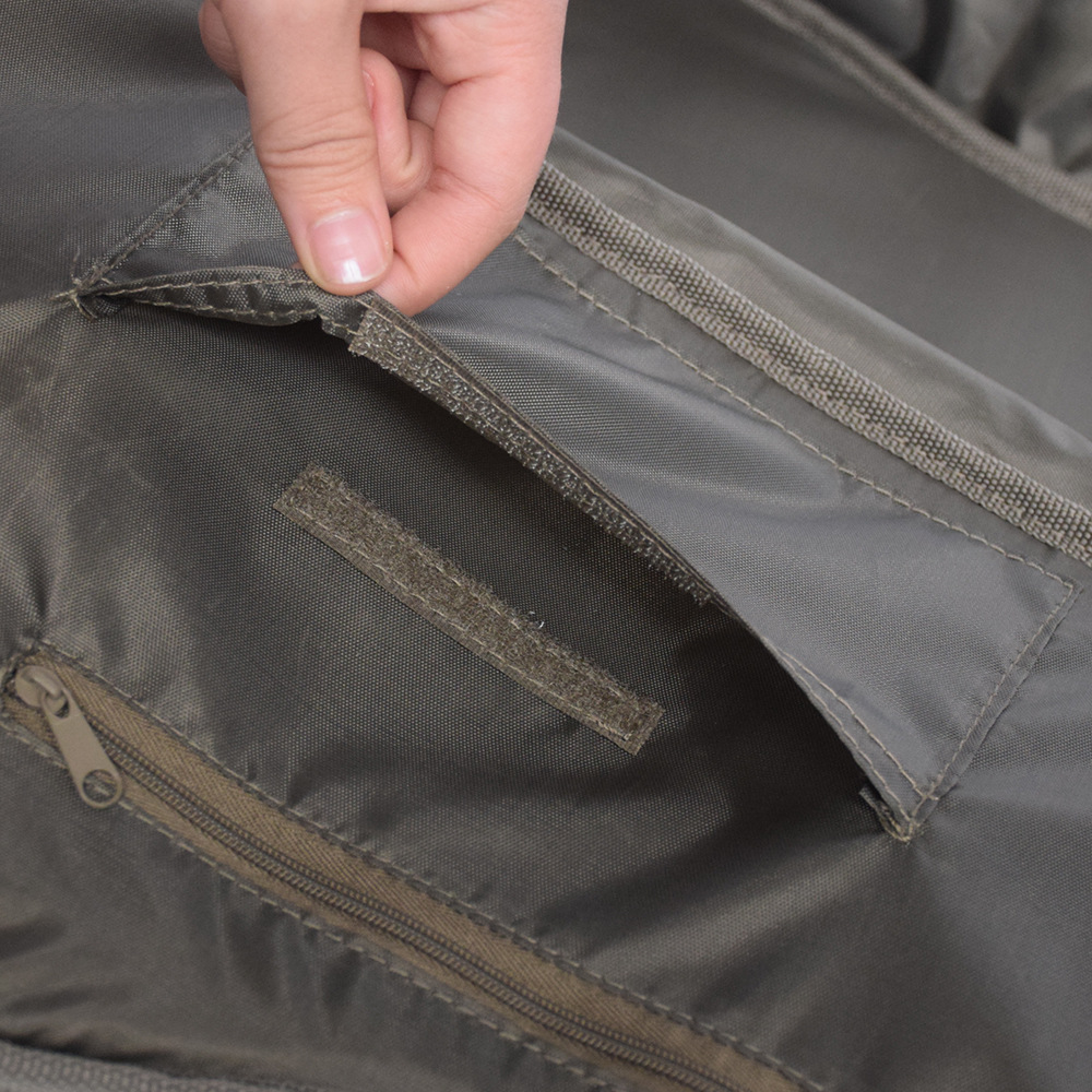 成人户外牛津布军绿卡其双色 简易钓鱼包渔具鱼竿包 一件代发