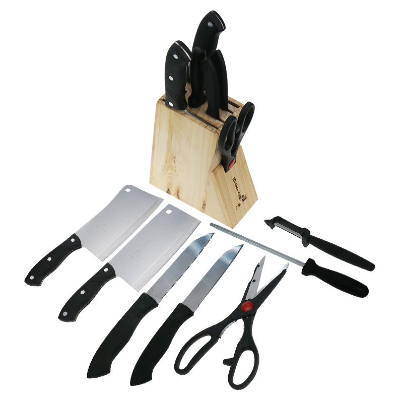 How his wife Stainless steel kitchen kitchen knife 8 sets Slicers Chop bone knife Manufactor Direct selling
