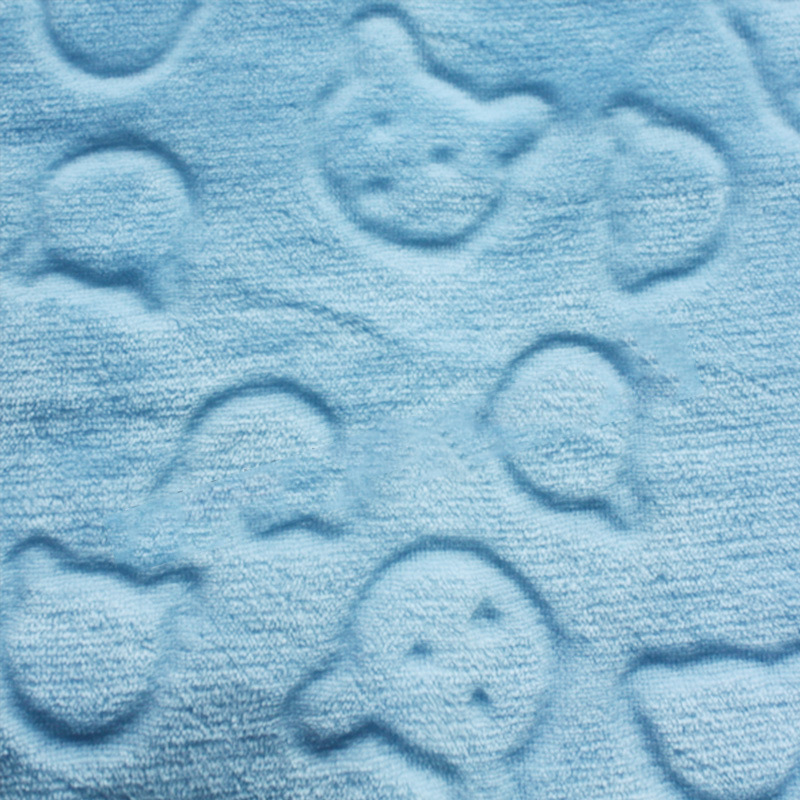 厂家直销双面全涤剪花法兰绒布料 定做玩具睡衣睡袍沙发法兰绒