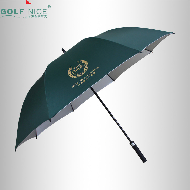 Golf umbrella customized logo30 automatic Straight Umbrella Super large monolayer fibre Business gifts