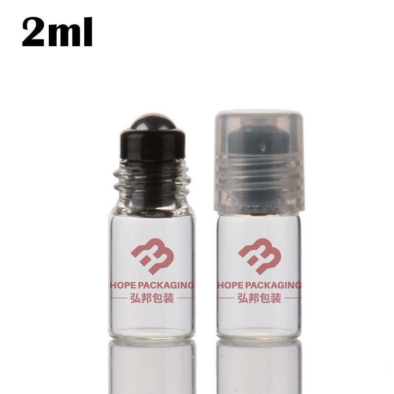 2ML透明无色小滚珠玻璃瓶
