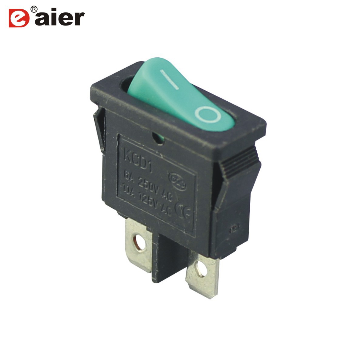 KCD1-12-101船型开关 按钮开关 2脚船型开关 方形开关