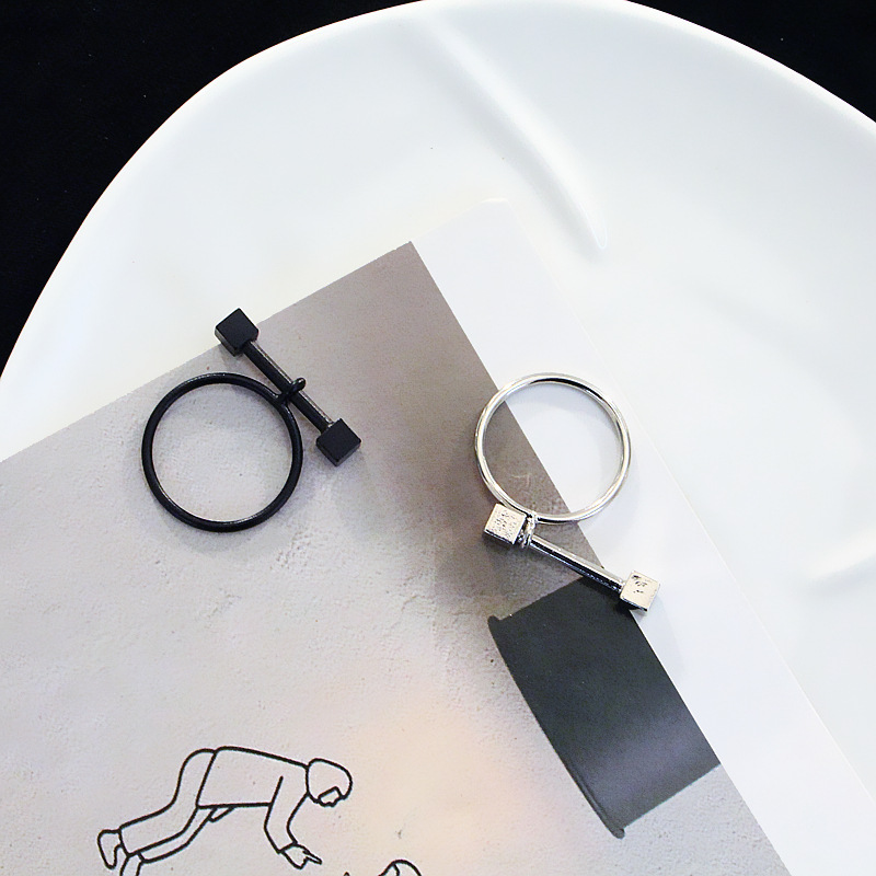 Simple Style Geometric Copper Rings Plating Copper Rings