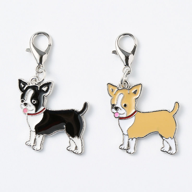 Casual Dog Metal Unisex Bag Pendant Keychain 1 Piece display picture 3