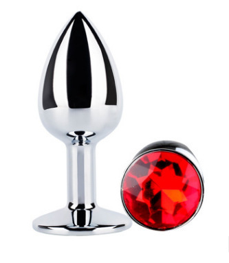 Metal non-stainless steel anal plug anal expansion sex toys back chamber pull beads adult products Huole