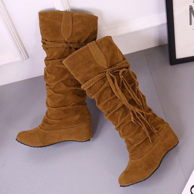 Bottes femme en Daim - Ref 3354693 Image 52