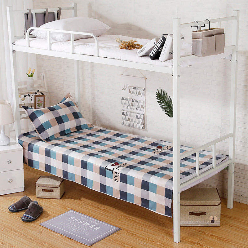 pure cotton Thick sheets Single Quarters 1.2m1.5 singleton Sheet student dorm Bunk beds Cotton Rudan