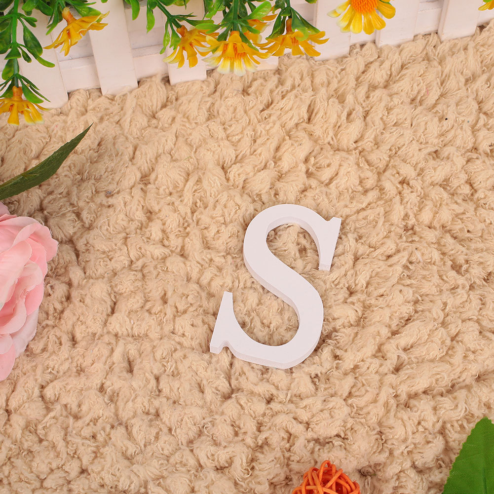 （中性）木质26英文字母+@+&婚礼装饰 独立变参同义乌77