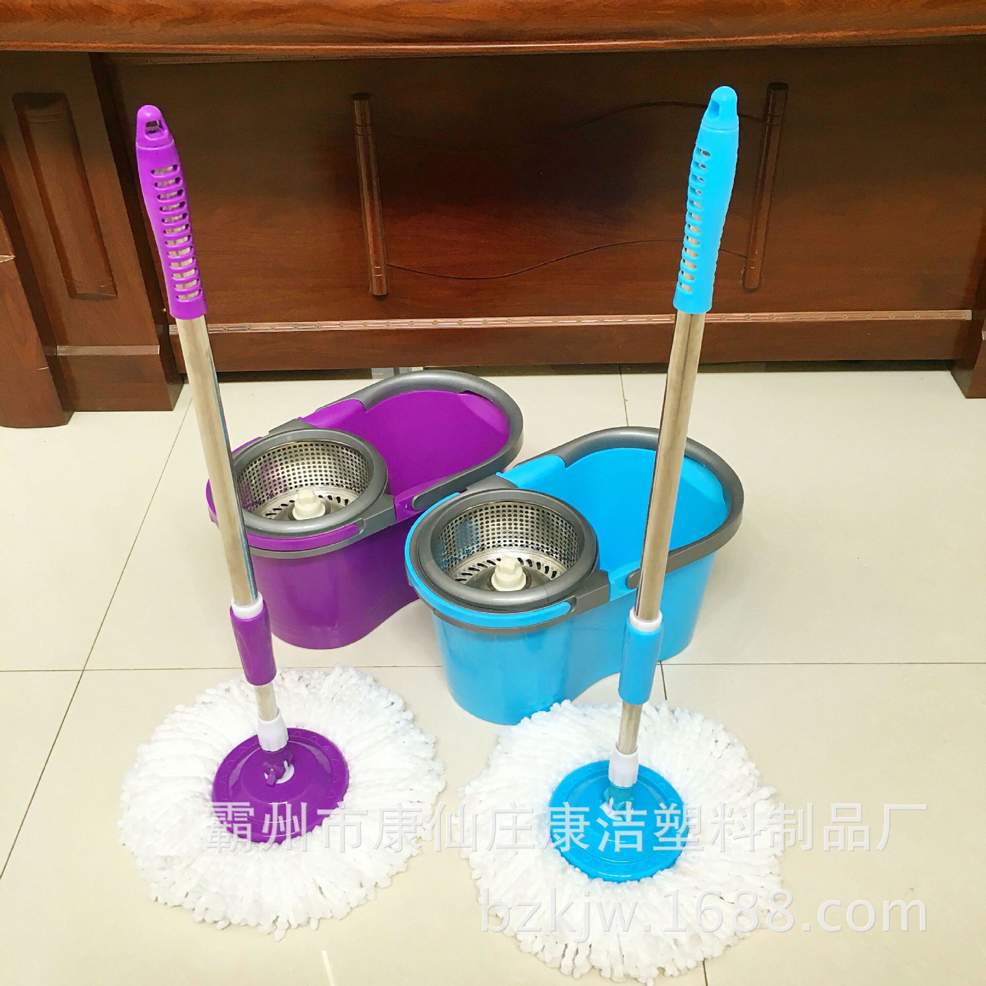 霸州拖把套装速八悬浮精钢 好神拖可拆卸拖布礼品厂家直供|ms