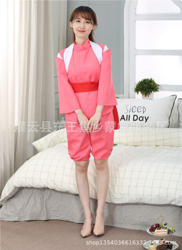 Wholesale Anime Totoro and Senhorita cosplay Amber River Little Dragon Daido Senhorita women's clothing Xiaoqian performance costume