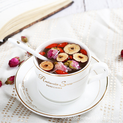 红枣姜茶组合茶 花草茶组合 袋装红枣黑糖玫瑰茶一件代发贴牌加工|ru