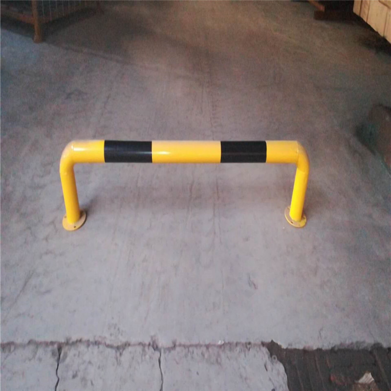 生产U型钢管挡车器 车轮定位器停车位挡车器汽车挡车杆可定制