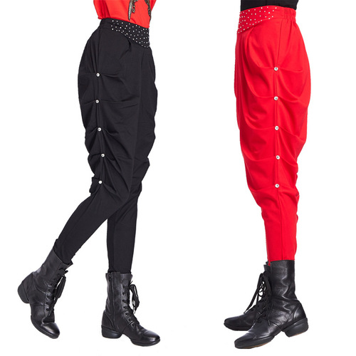 Sailor Dance Pants 2024 New Women's Harem Pants Square Dance Guoguo Team's Same Tassel Pants Group Performance Costumes