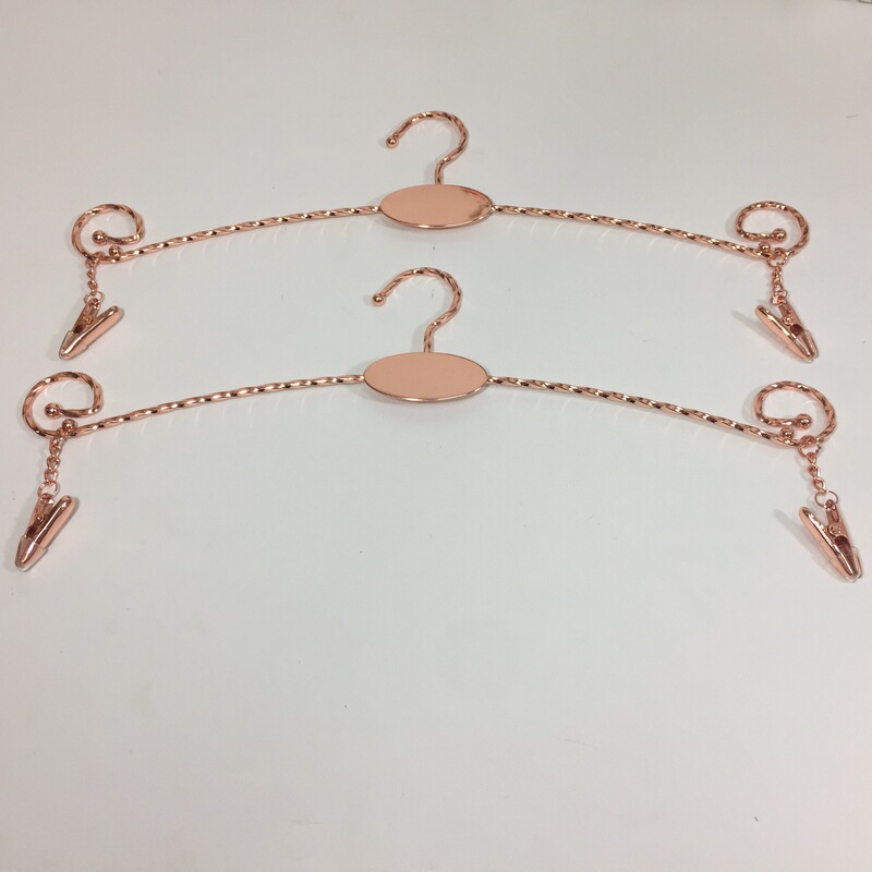 Manufacturers Produce Bold Non-slip Intimates Rack Panties Clip Rose Gold Bra Rack