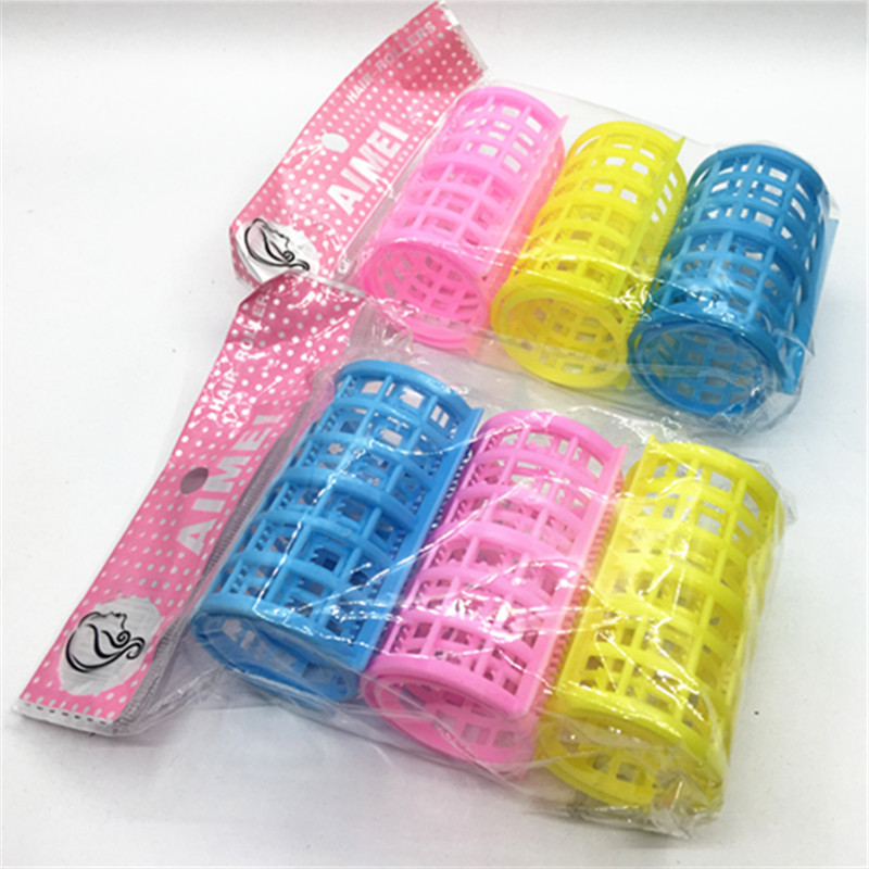 direct deal 3 suits Large 4.0 Curlers Plastic double-deck Picture Curling tongs 2 yuan Source of goods wholesale