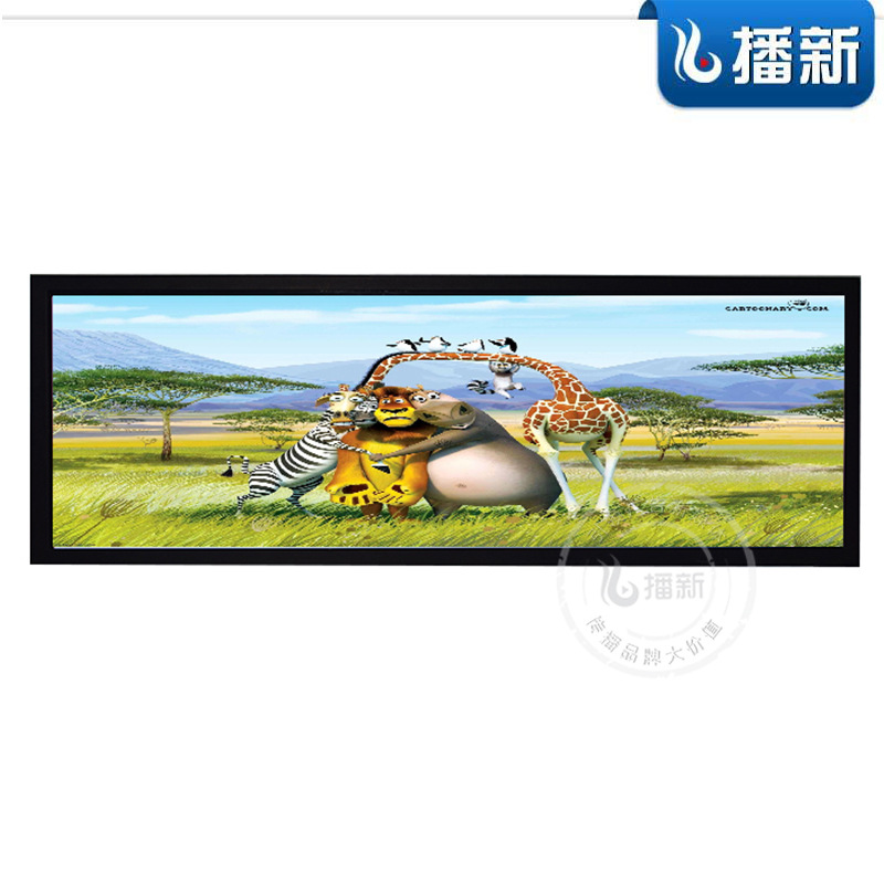 厂家直销28寸条形屏广告机单机版可替代灯箱壁挂式条形屏