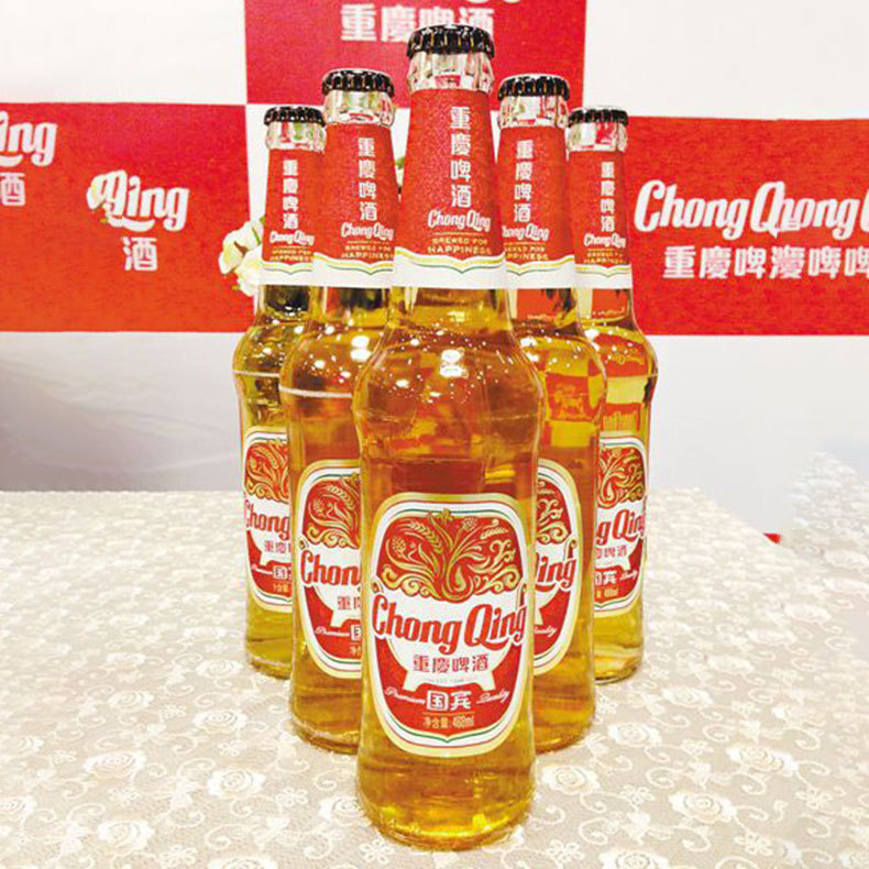 [Can be sent nationwide]Fortress Chongqing beer wholesale 320ml24 bottled Night show Hot Pot Partner Drink
