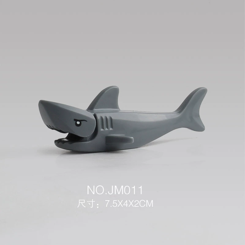 Chengke Toys Constructor: Smart Shark Minifigure Set with Chimpanzees, Buildable STEM Toy for Creativity