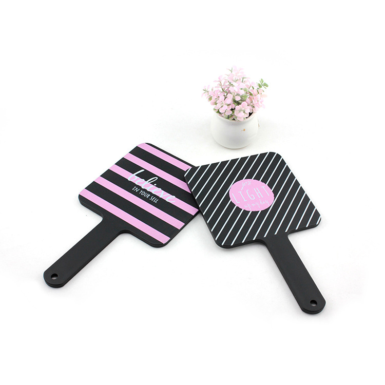 Espejo de mango portátil simple espejo de maquillaje de belleza de moda espejo de regalo creativo de todo fósforo personalizado