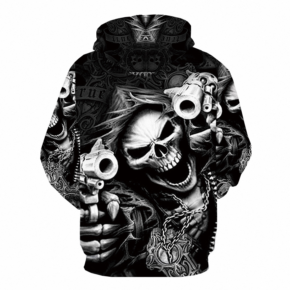Skull Hoodie Image 3