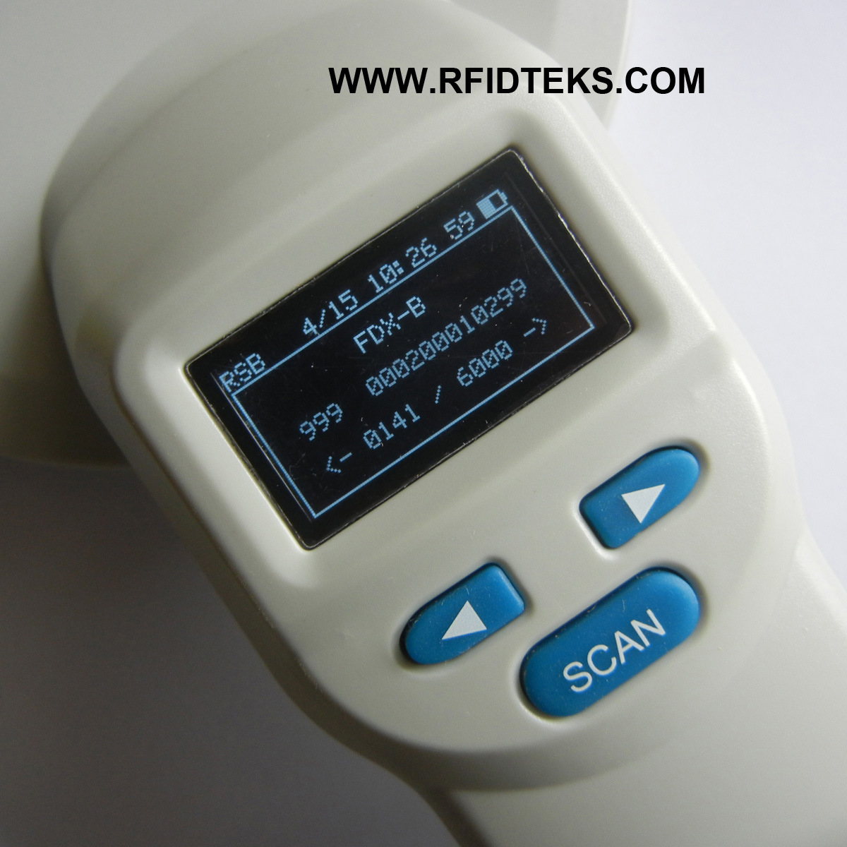 龙鱼电子扫码器 宠物芯片扫描仪 EMID FDX-B(ISO11784/85) 134KHZ