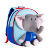 Cartoon cute children's backpack, school bag for kindergarten, Korean style, anti-lost