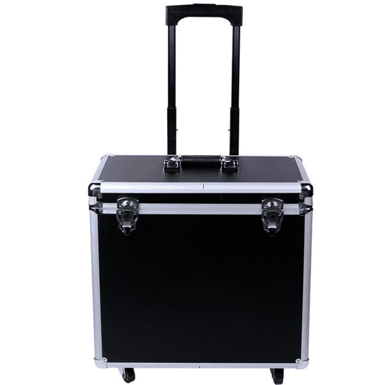 Manufacturer supplies aluminum alloy built-in trolley case, eva shock pad, fragile packaging instrument case processing