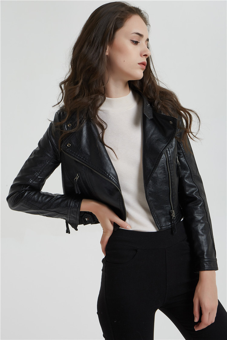 Veste en cuir femme en PU - Ref 3447485 Image 16