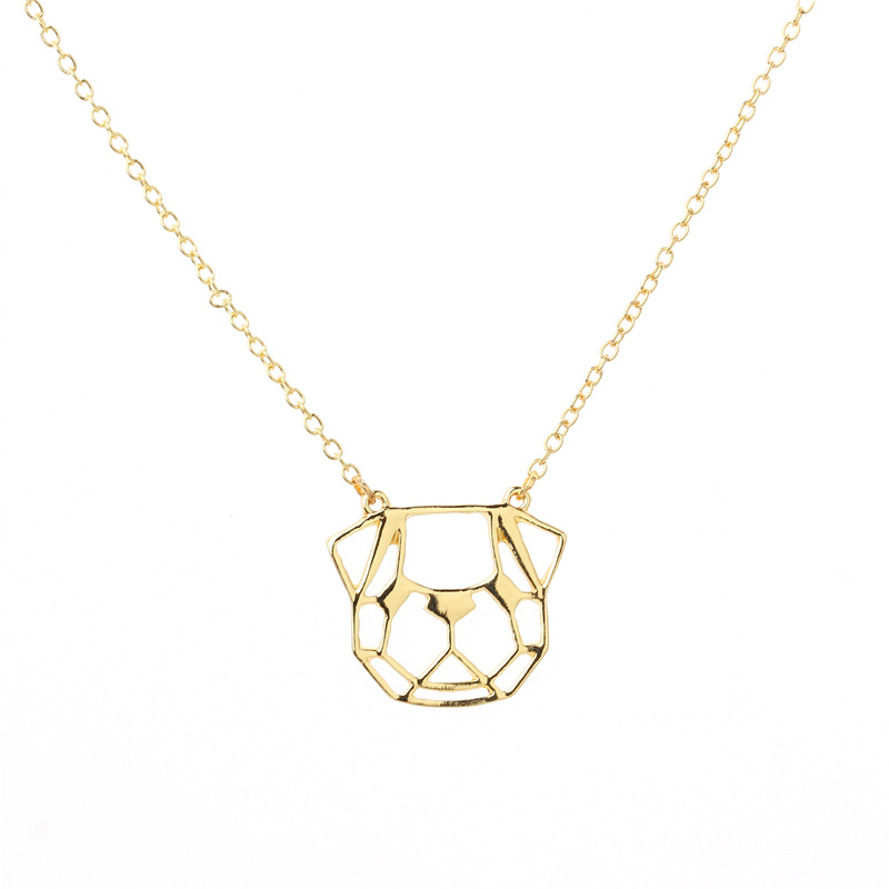 Hot Sale Cute Elephant Necklace Eco Alloy Electroplated Gold Necklace Clavicle Chain Wholesale display picture 6