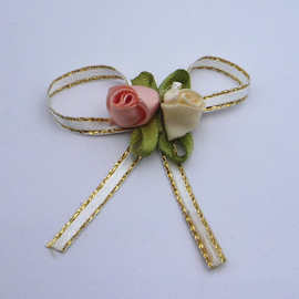 丝带缎带蝴蝶结含苞花成品饰品配件 迷糊娃娃芭比娃娃配饰蝴蝶结