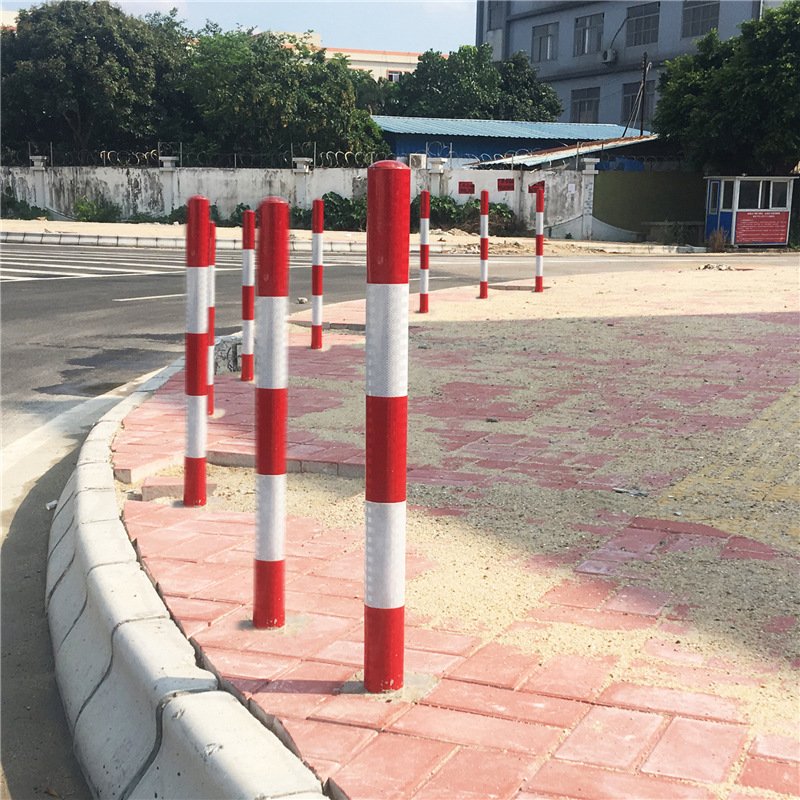 广东交通安全警示柱 固定式预埋埋地式防撞柱 道路安全隔离防护柱