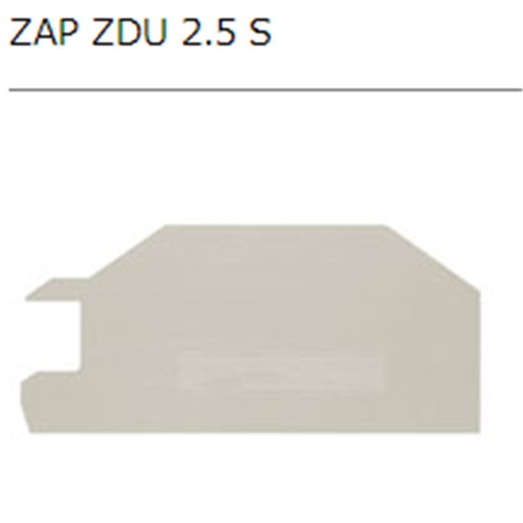 "ZAP ZDU 2.5 S	接线端子(PT)	魏德米勒/weidmuller	1808030000"