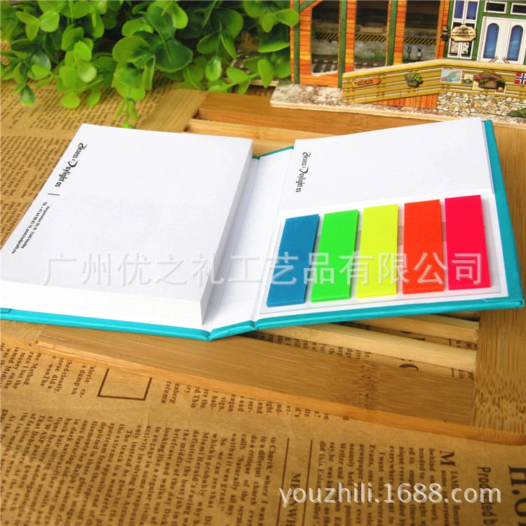 Креативный блокнот магнитный блокнот цвет липкая заметка бизнес-подарок реклама изготовление на заказ оптовый логотип