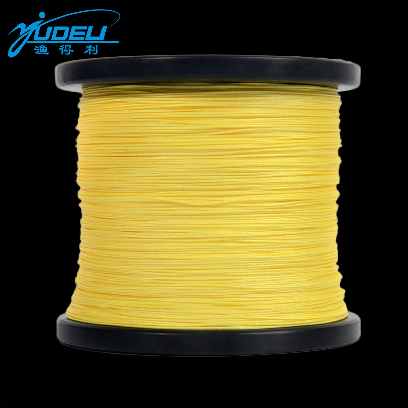 Yudeli 8-woven 1000 m PE línea fuerte línea de pesca de caballo línea de pesca línea trenzada popular en varios colores