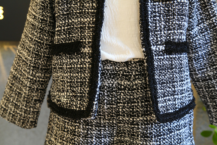 Novi dječji dvodijelni korejski mali mirisni kaput za djevojčice za proljeće i jesen 2022._voghion.com