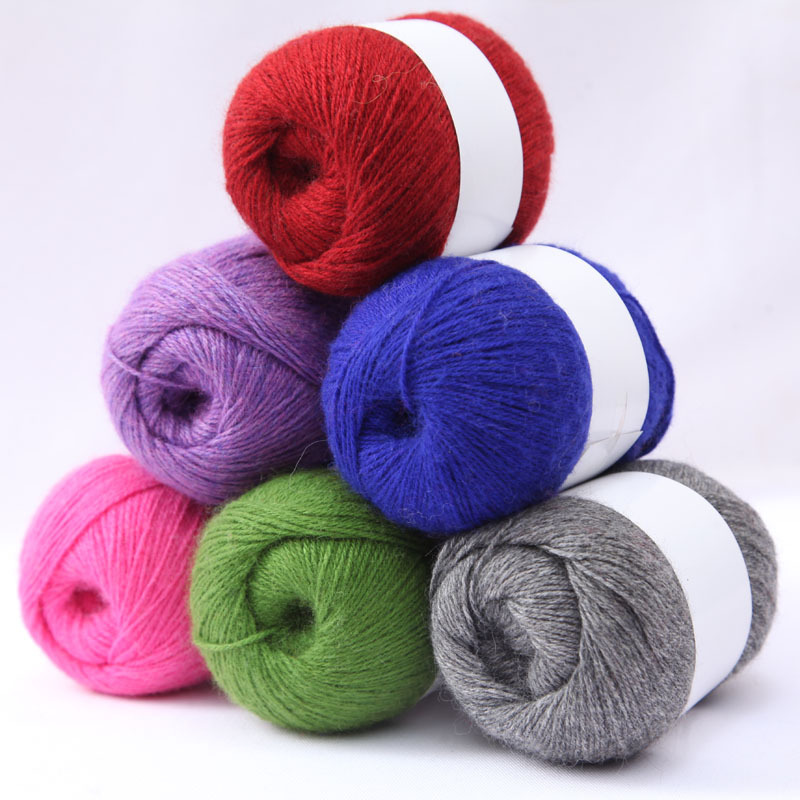 羊绒线中粗手编机织羊绒柔软羊绒毛衣毛线工厂批发羊毛线山羊绒|ru