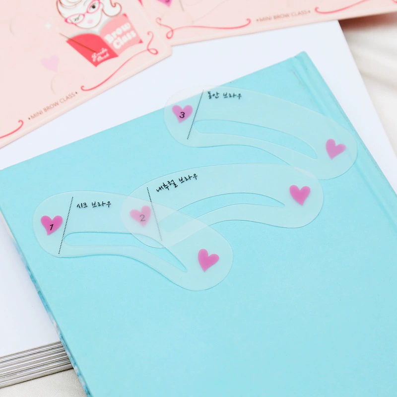 Novice eyebrow trimming assistant eyebrow card repair card thrush auxiliary eyebrow repair tool commonly used eyebrow card supply