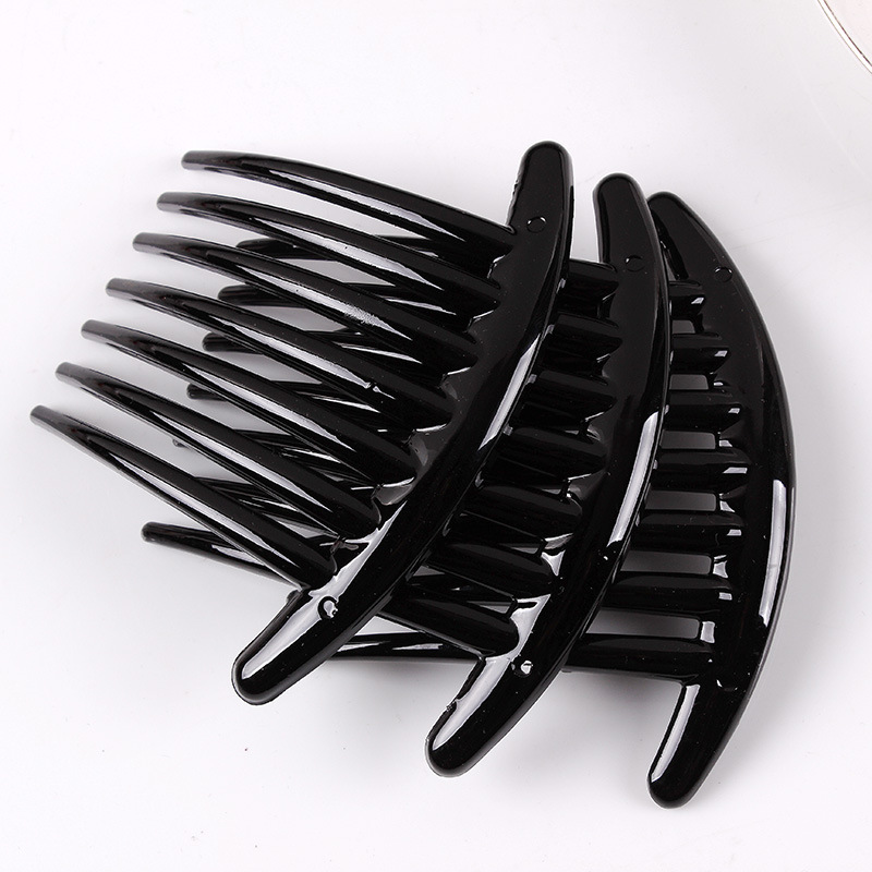 Seven-Tooth peine Light Board Black 3 Pack