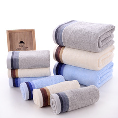 Manufacturer wholesale bamboo fiber towel adult face wash household pure bamboo water-absorbent beauty face towel children thickened and lint-free