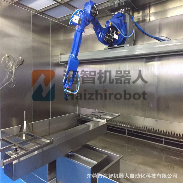厂家直销喷涂机器人 喷漆机 水帘式喷漆房 喷漆机械手臂配套设备