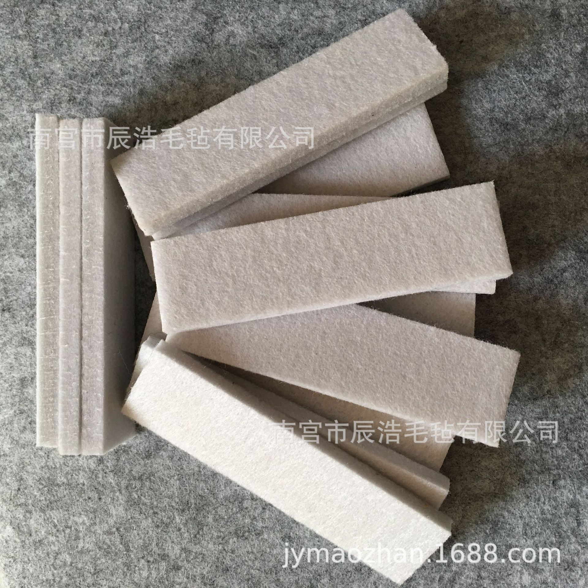 健身器材专用毛毡 跑步机织带毛毡条 动感单车刹车片健身车刹车片