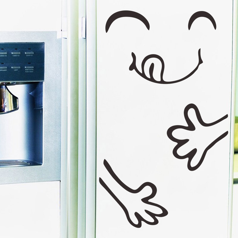 funny refrigerator stickers door stickers