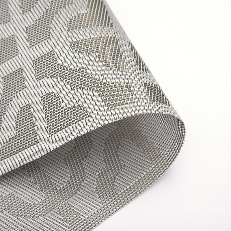 2020特斯林环保西餐垫 PVC隔热餐桌垫创意编织防滑杯垫定制批发详情图6