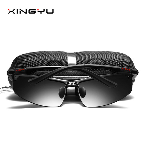 New Aluminum Magnesium Sunglasses Men's Polarized Glasses Personalized Trendy Sunglasses Driver Driving Mirrors Wholesale 3121