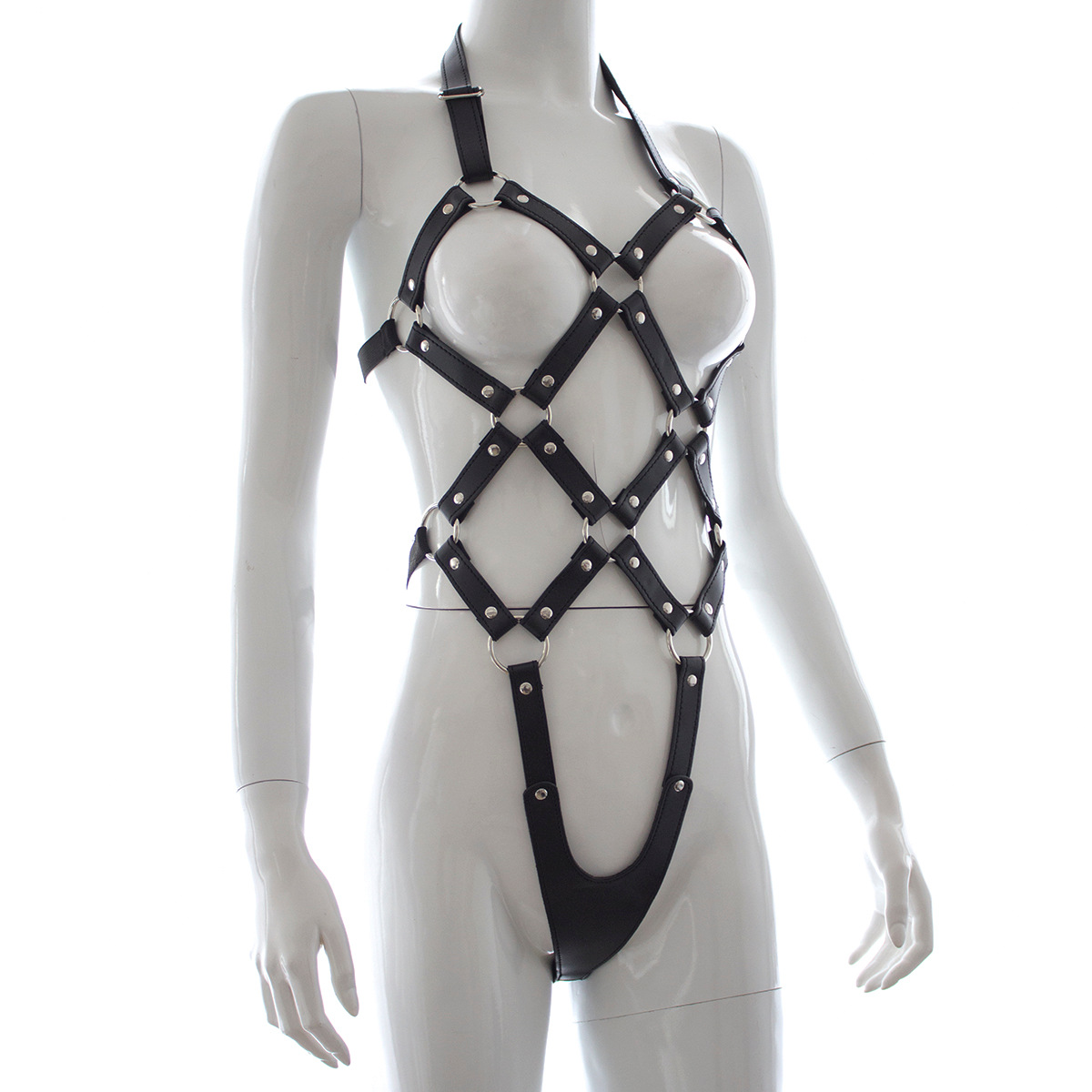 Tienda de fábrica al por mayor Amazon Comercio exterior suministro PU ropa rendimiento ropa de cuero tubería de acero juguetes alternativos coqueteo