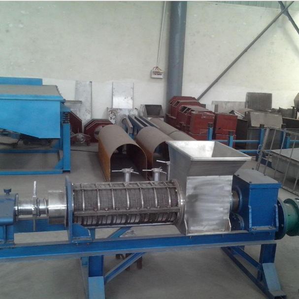 餐余垃圾脱水设备 双螺旋挤压压榨机 垃圾脱水处理机