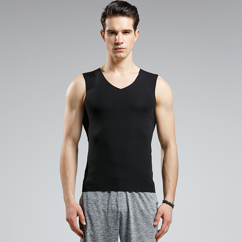 man No trace Quick-drying vest summer Thin section ventilation Elastic force Self cultivation Broad shoulders Youth motion wholesale On behalf of
