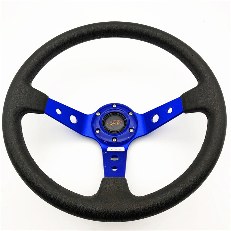 厂家直销汽车改装通用 电镀凹架 可选色 方向盘 赛车方向盘批发详情图8