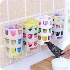 Home Creative Wall-Mounted Trash Bag Storage Box Kitchen Plastic Bag Miscellaneous Storage Box Mini Small Box