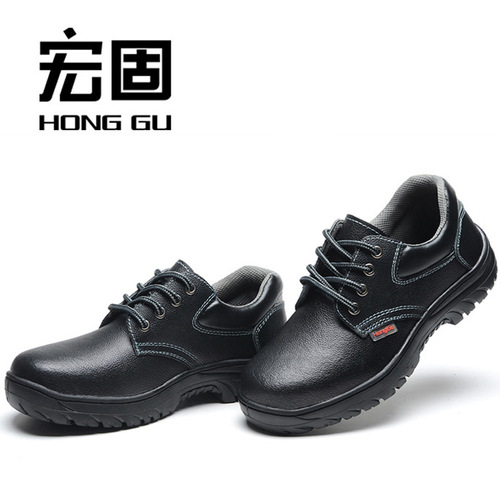 Wholesale labor protection shoes construction site anti-smash and anti-puncture safety protective shoes steel toe steel sole anti-puncture hiking shoes